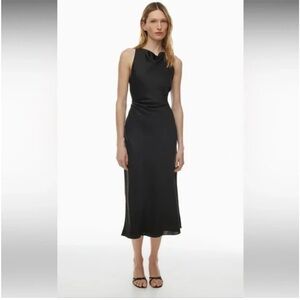 Wilfred Classic Black Midi Dress
